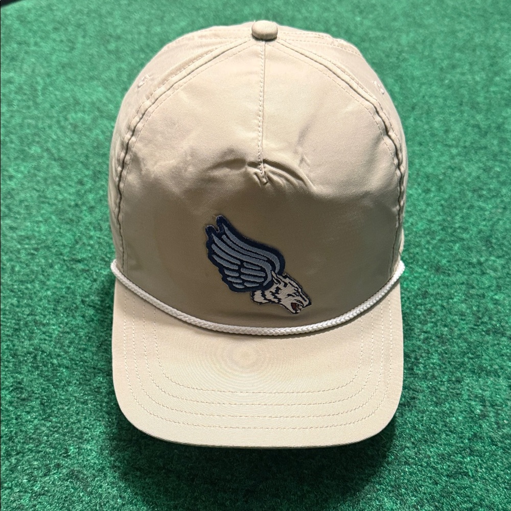 *MEMBERS ONLY* Greyson Winged Wolf Rope Style Snap-Back Hat (Light Beige)